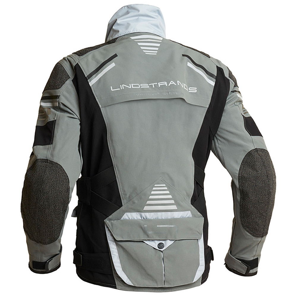 Lindstrands Tekstiilitakki Sunne Harmaa/Mustat 52 - Image 4