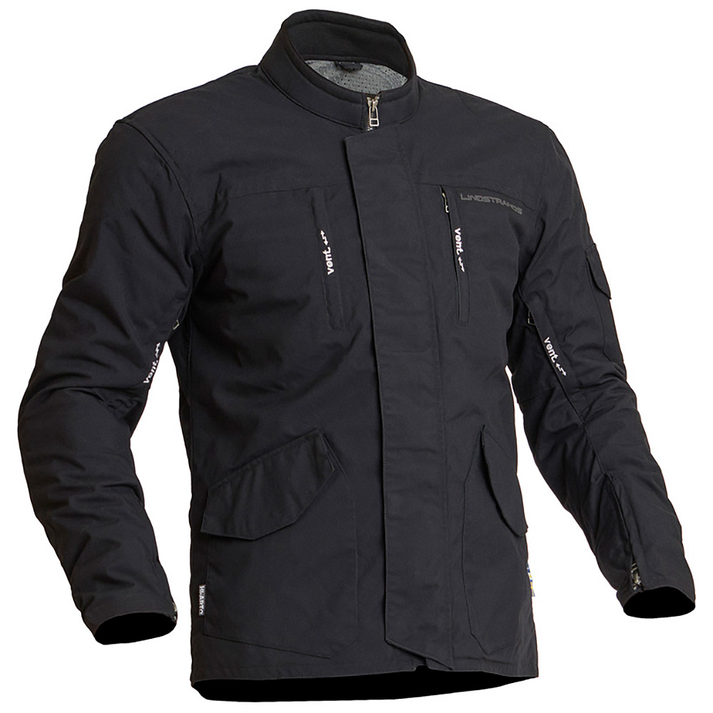 Lindstrands Tekstiilitakki Tyfors Musta 58