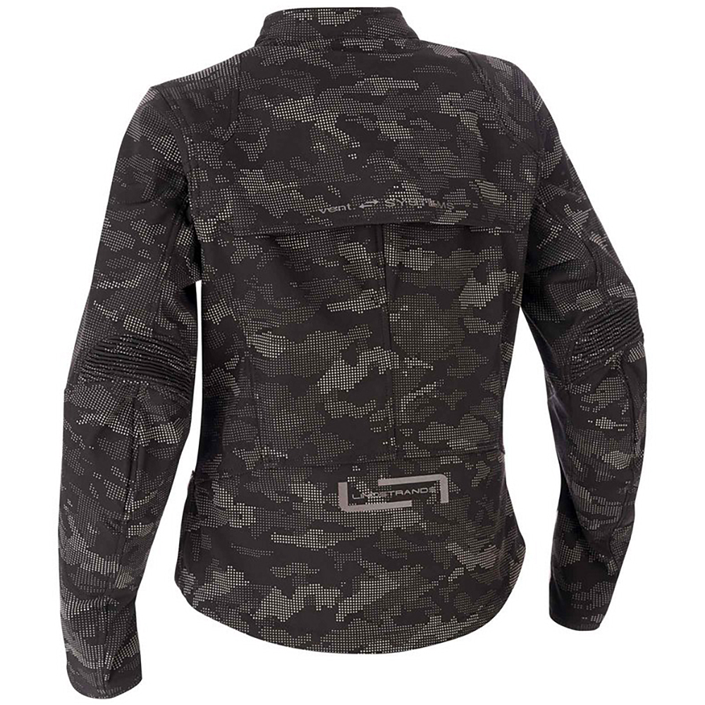 Lindstrands Tekstiilitakki Fryken Naisten Musta/heijastava kuvio 42 - Image 2