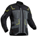 Linstrands Tekstiilitakki Myrvik Harmaa/Musta/Keltainen 60