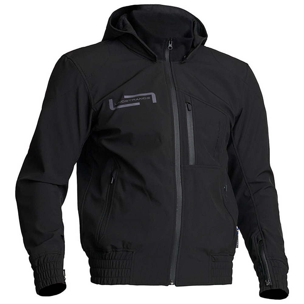 Lindstrands Tekstiilitakki Frisen Musta 52