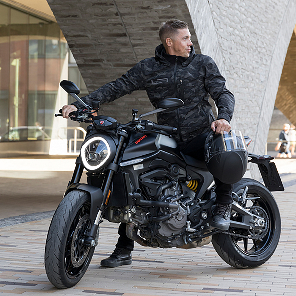 Lindstrands Tekstiilitakki Frisen Musta/heijastava kuvio 52 - Image 3