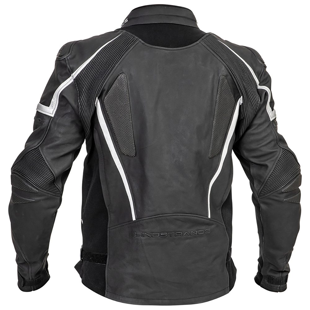 Lindstrands Nahkatakki Sanden Musta 56 - Image 2