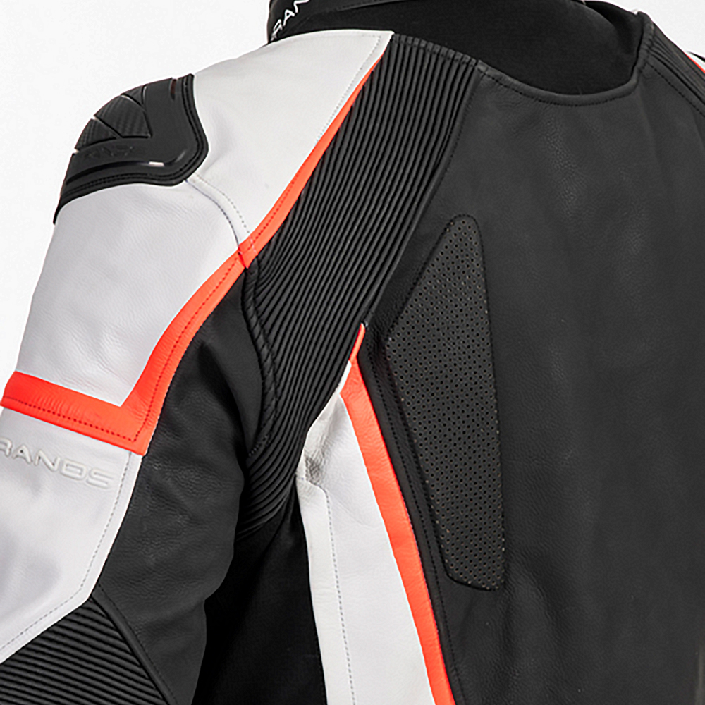 Lindstrands Nahkatakki Sanden Musta/valkoinen 50 - Image 3