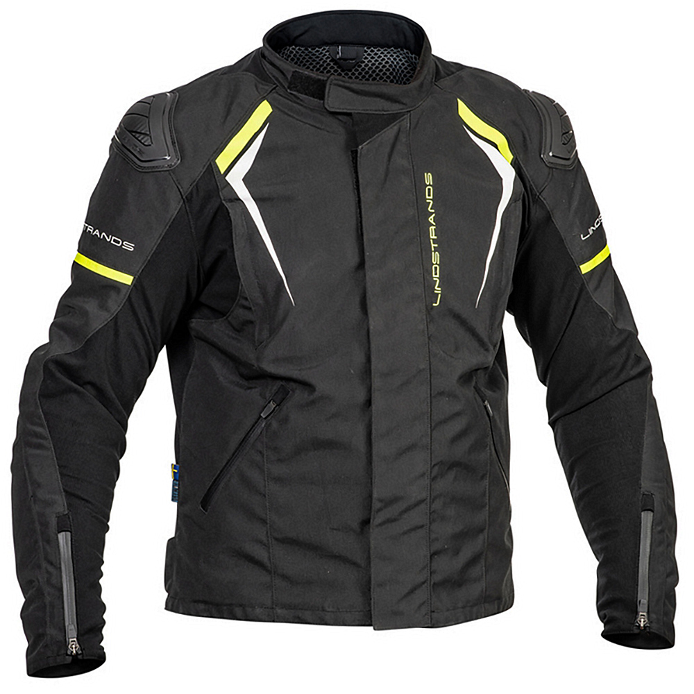 Lindstrands Tekstiilitakki Sandvik Musta/keltainen 54