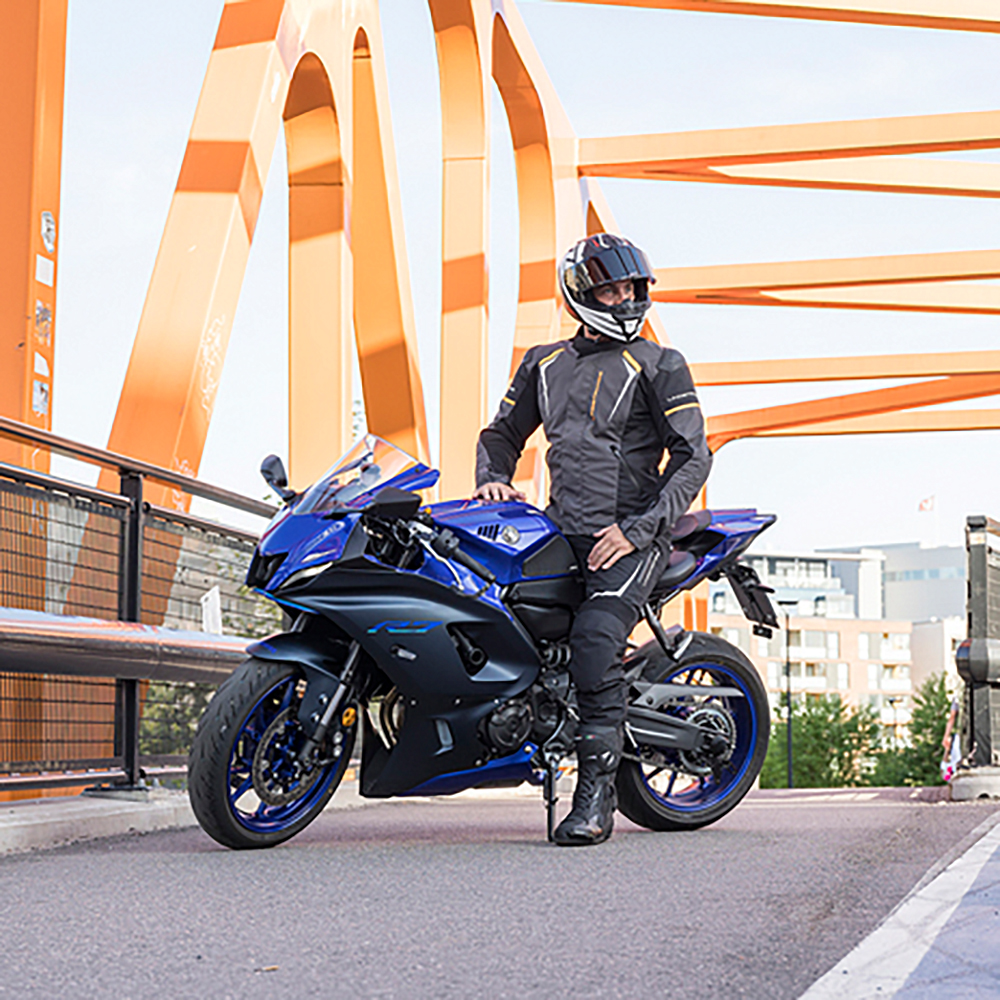 Lindstrands Tekstiilitakki Sandvik Musta/oranssi 56 - Image 4