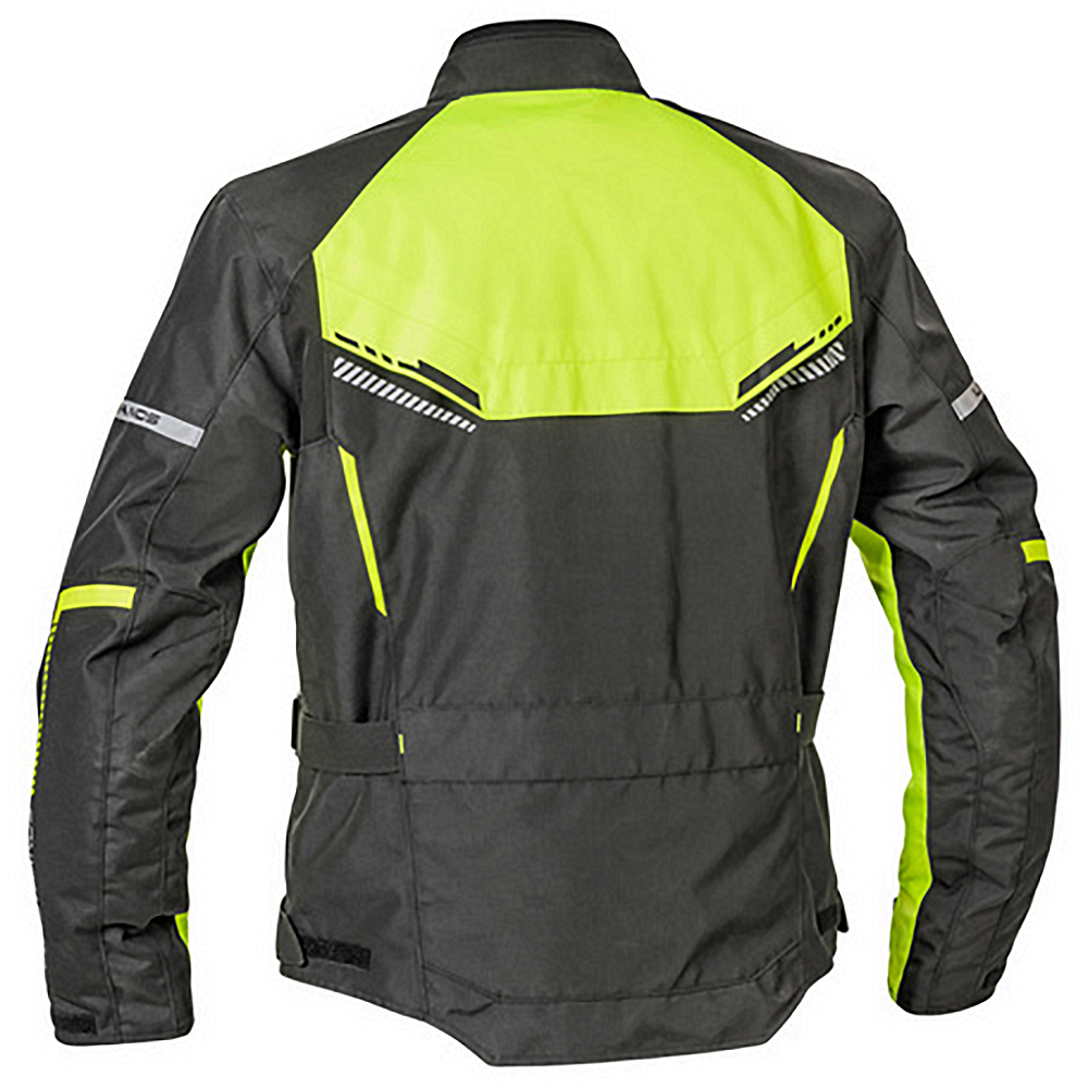 Lindstrands tekstiilitakki Lomsen Musta/HV keltainen 48 - Image 2