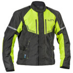 Lindstrands tekstiilitakki Lomsen Musta/HV keltainen 60