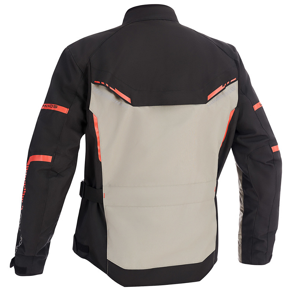 Lindstrands tekstiilitakki Lomsen Musta/vaalean harmaa 54 - Image 2