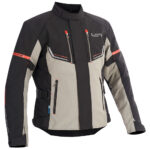 Lindstrands tekstiilitakki Lomsen Musta/vaalean harmaa 60