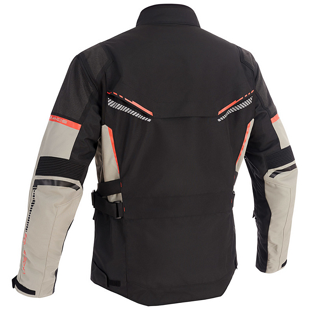 Lindstrands tekstiilitakki Sylarna Musta/vaalean harmaa 48 - Image 2