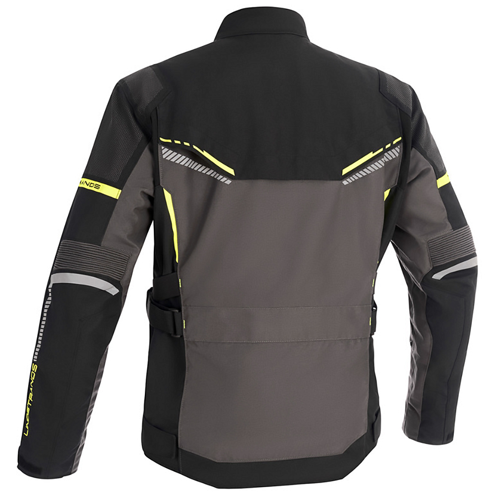 Lindstrands tekstiilitakki Sylarna Tumman harmaa/musta 50 - Image 2