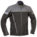 Lindstrands tekstiilitakki Bydalen Musta/teräksen harmaa 54