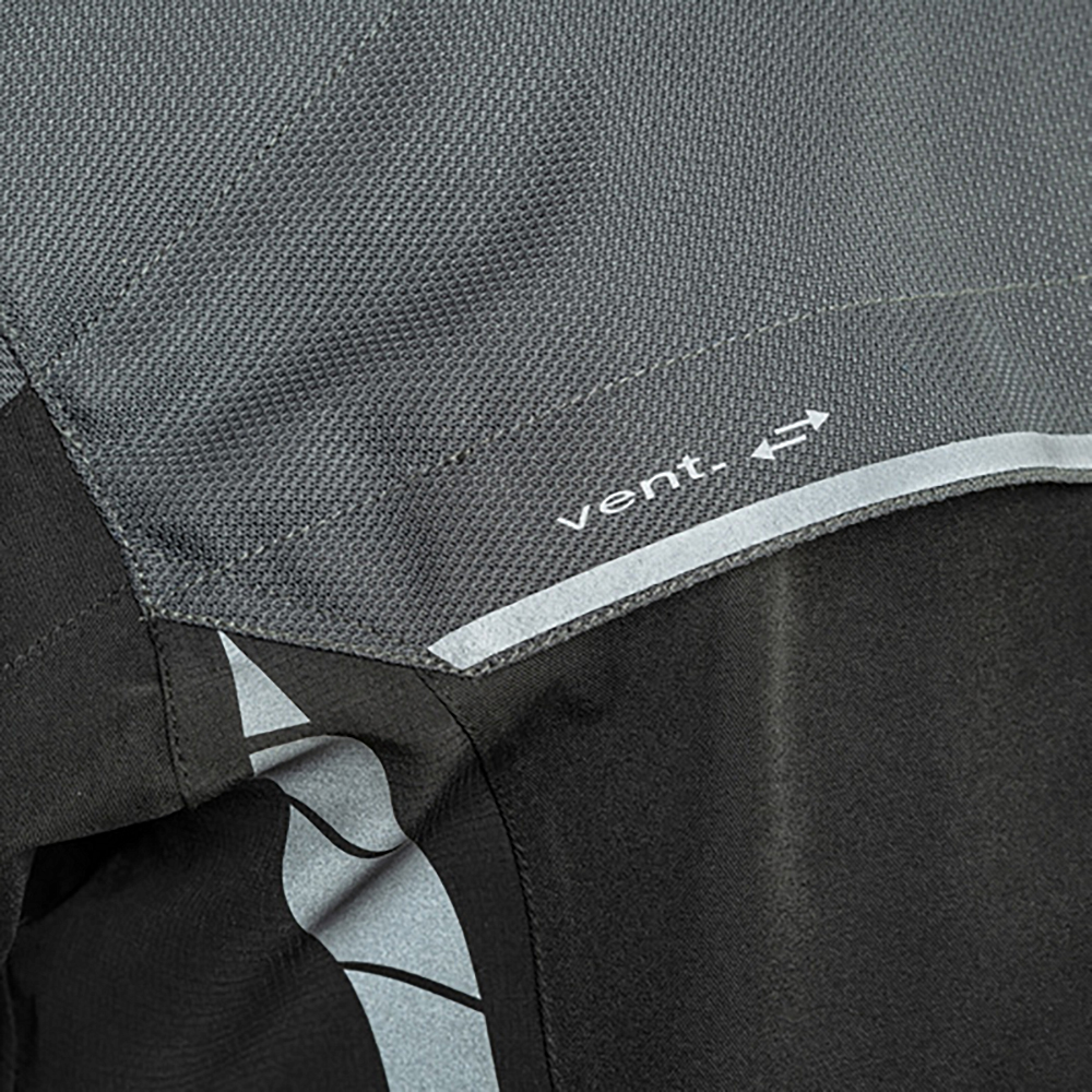 Lindstrands tekstiilitakki Bydalen Musta/teräksen harmaa 56 - Image 4