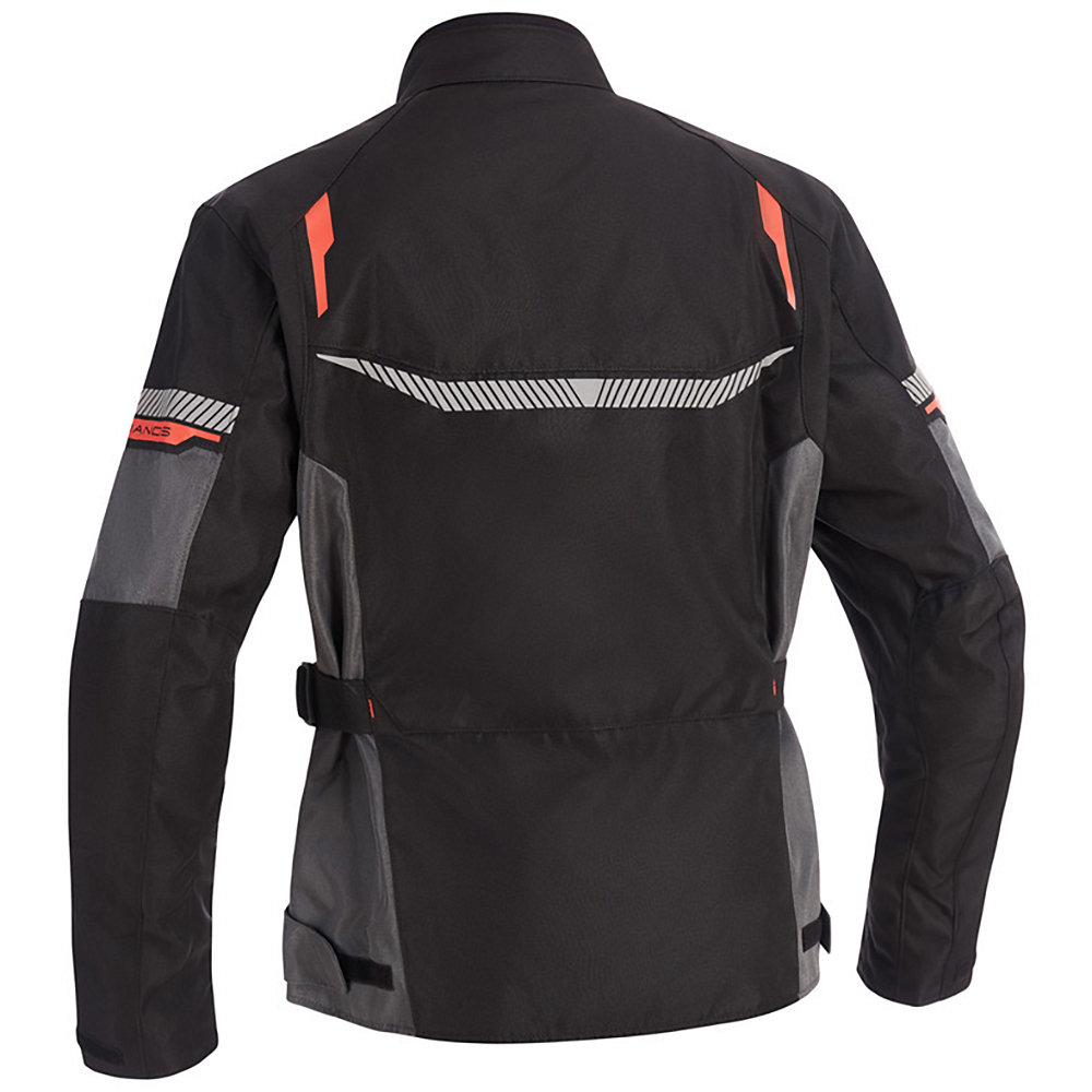 Lindstrands tekstiilitakki Backafall Musta/harmaa 46 - Image 2