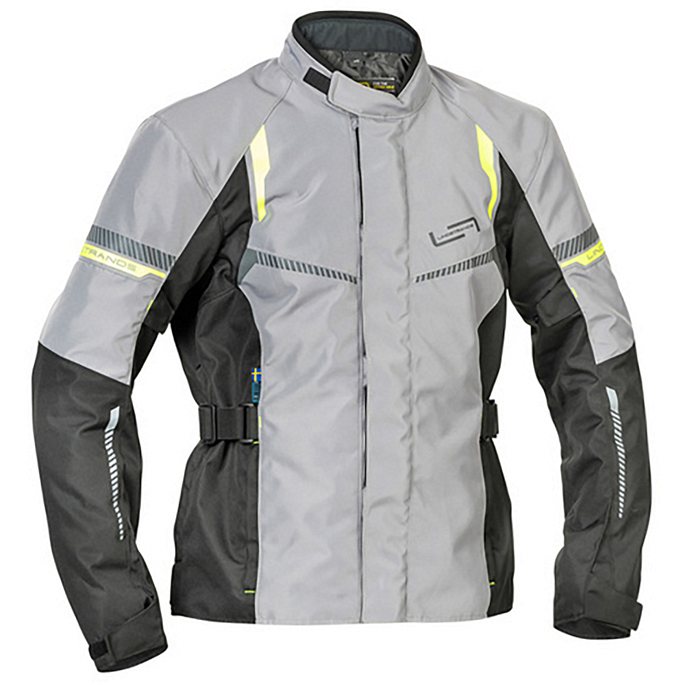 Lindstrands tekstiilitakki Backafall Harmaa/musta 54