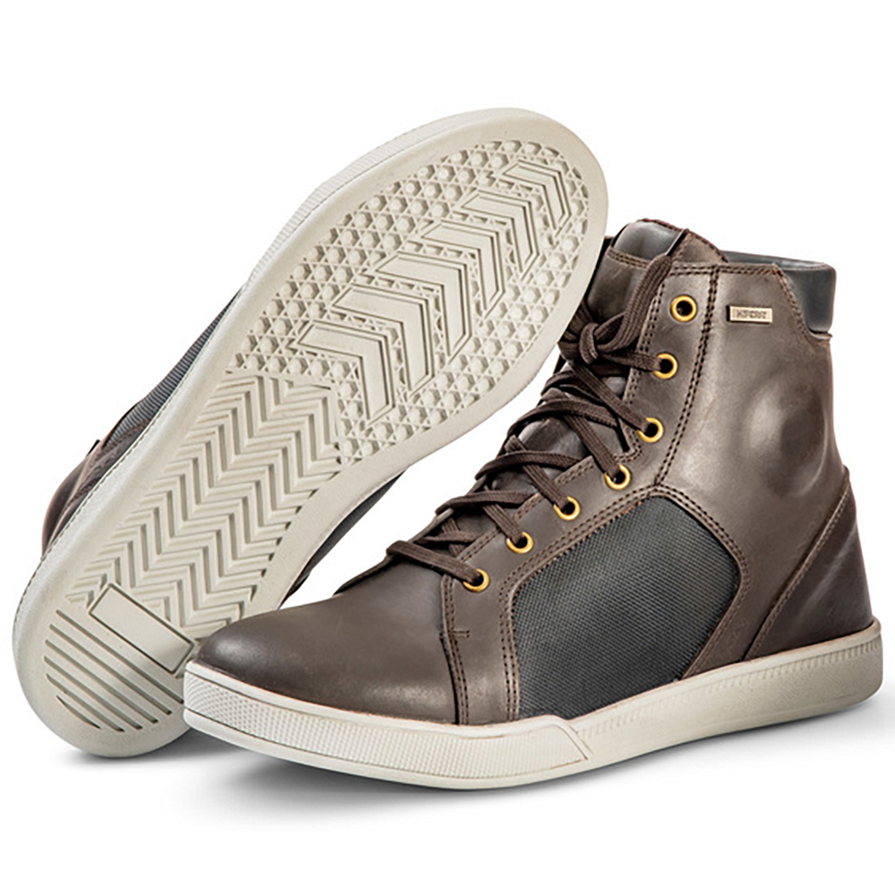 Lindstrands Sneaker Urban 46 ajokenkä, kulutettu Ruskea, nahka - Image 2