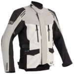 Lindstrands Tekstiilitakki Storbo Vaalean Harmaa Musta 54