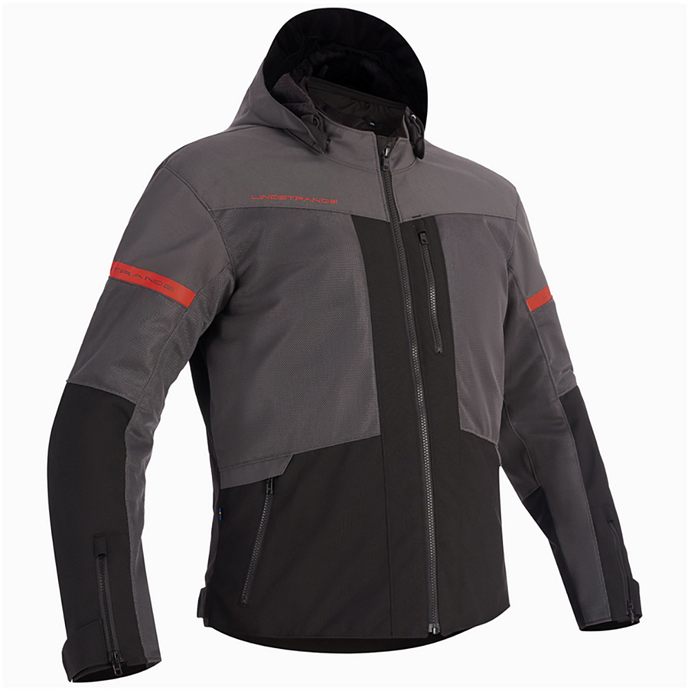 Lindstrands Tekstiilitakki Rexbo V2 Harmaa Musta 60 - Image 3