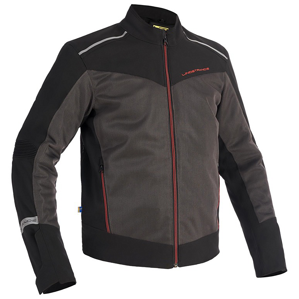 Lindstrands Tekstiilitakki Delsbo Musta Harmaa 58