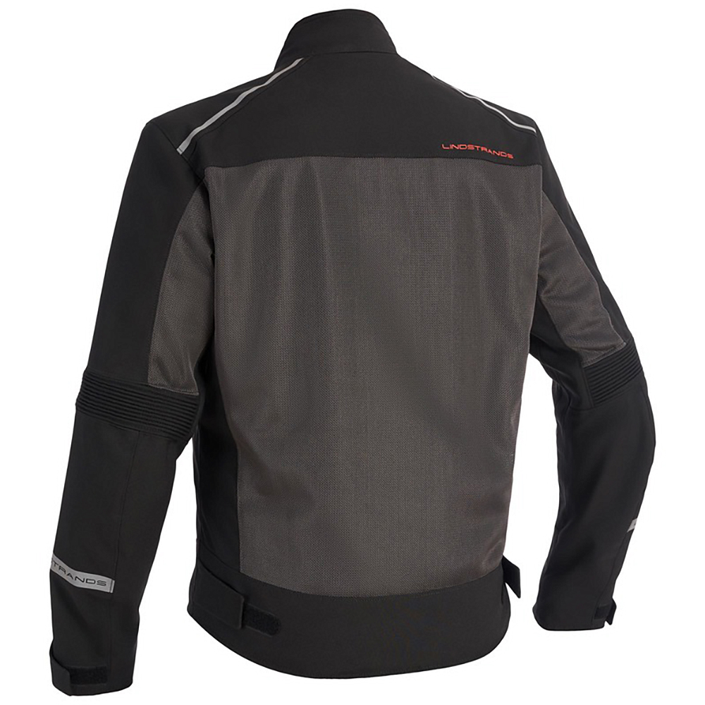 Lindstrands Tekstiilitakki Delsbo Musta Harmaa 60 - Image 2