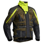 Lindstrands Tekstiilitakki Oman Musta/kiwi 48