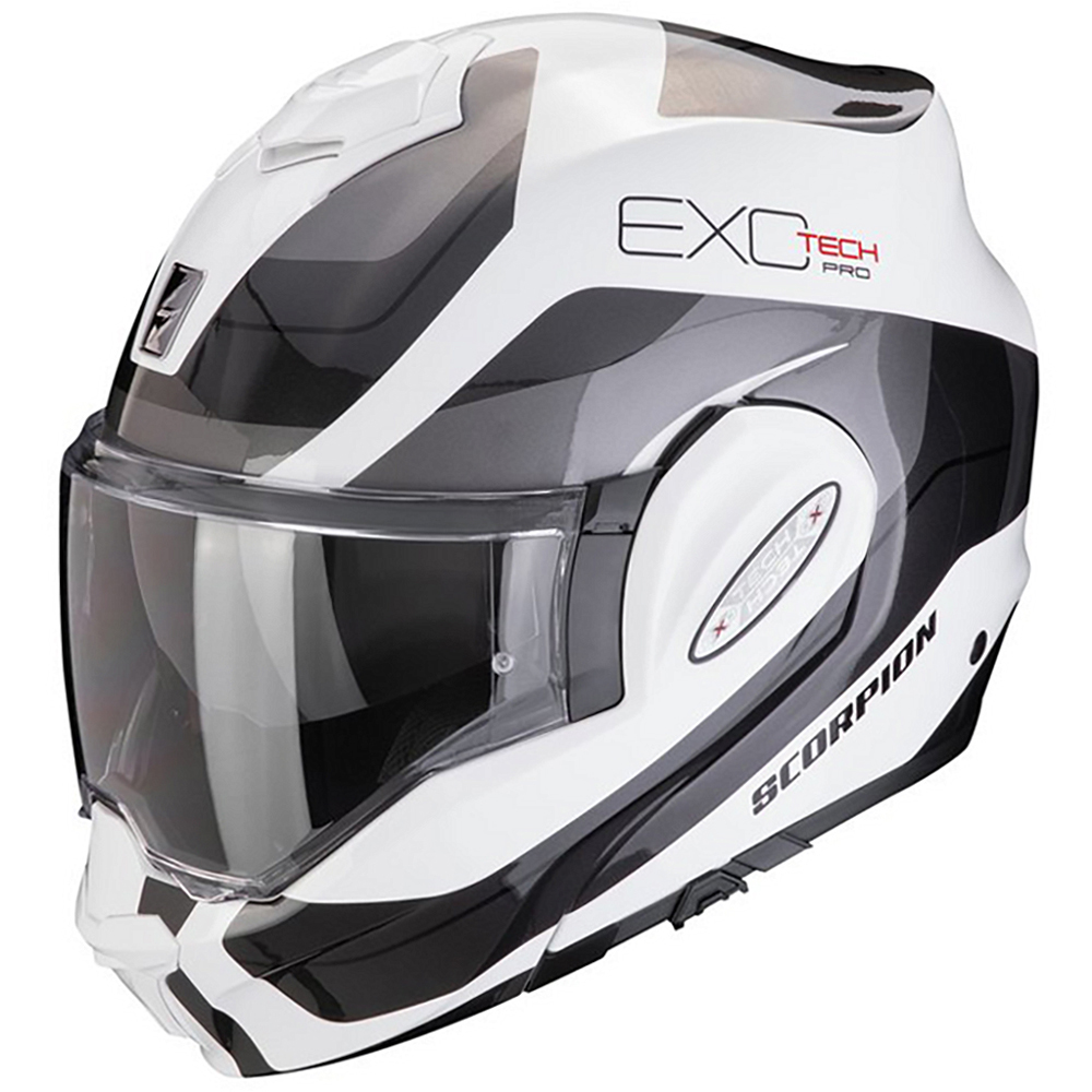 SCORPION Kypärä EXO-TECH EVO PRO Commuta valko/puna 2XL