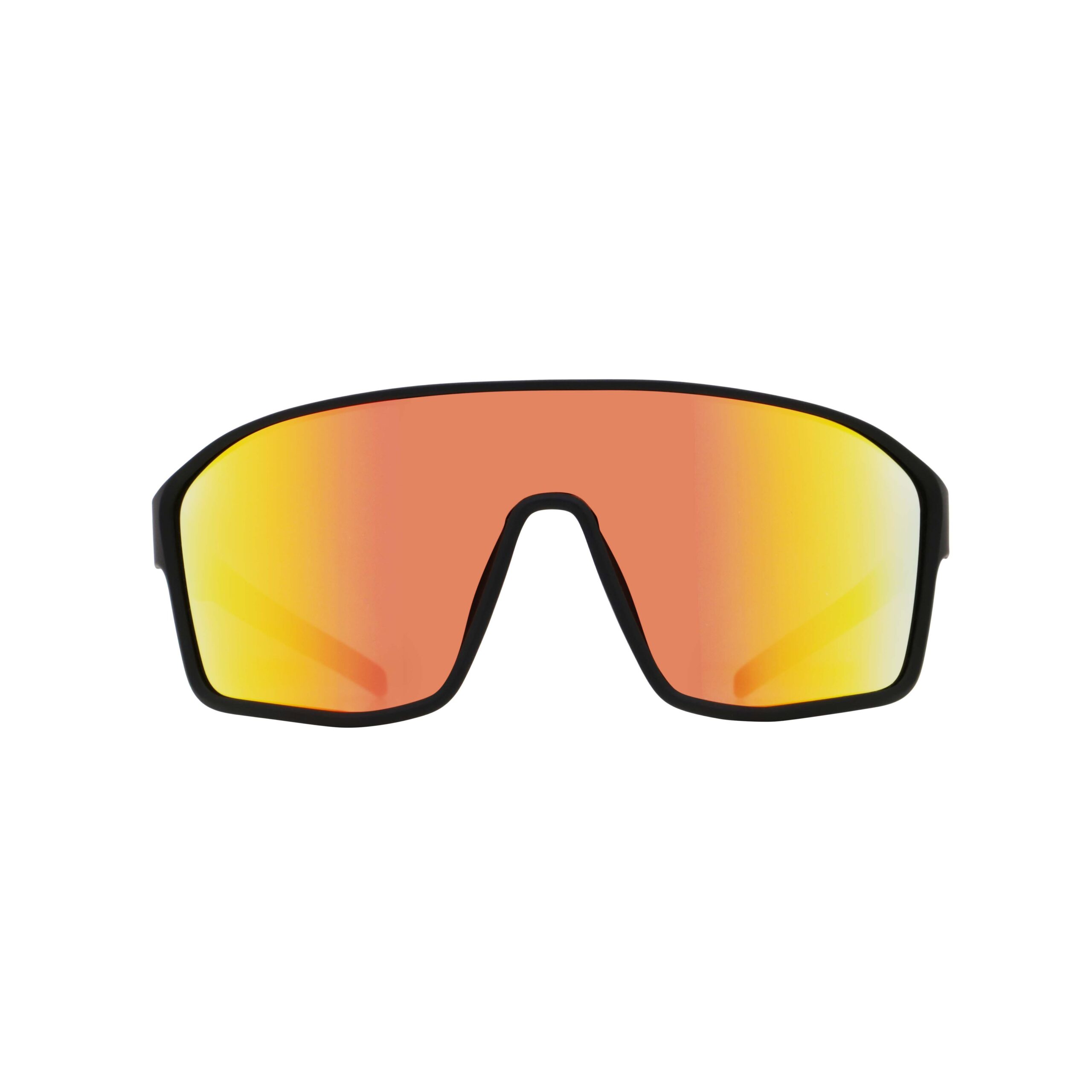 Spect Red Bull Daft Sunglasses Soft Black/Red w Brown Red Mirror lens