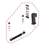 DFK Kaasujousi sis. kiinnityssarja Vasen Polaris Ranger 570 Midsize 2022->