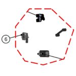 DFK Oven Lukko- ja stopparisarja Vasen Polaris Ranger 570 Midsize 2022->