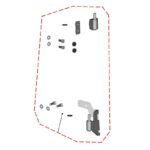 DFK Oven Saranasarja Vasen Polaris Ranger 570 Midsize 2022->