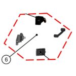 DFK Oven Lukko- ja stopparisarja Oikea Polaris Ranger 570 Midsize 2022->