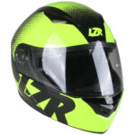 LAZER LZR MH-2 Visible XS avattava kypärä, musta/kelta