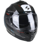 SCORPION Helmet EXO-1500 CARBON AIR ZITY Black-Red-Blue