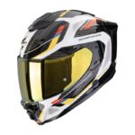 SCORPION Helmet EXO-1500 AIR SLEEK White-Blue-Yellow