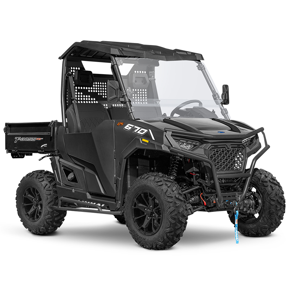 Linhai T-Boss UTV 670 EPS, T1B traktorimönkijä lämpöhytillä, musta