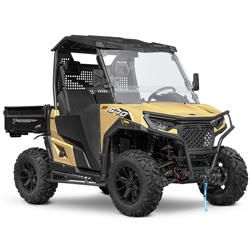 Linhai T-Boss UTV 670 EPS, T1B traktorimönkijä lämpöhytillä, hiekka/musta