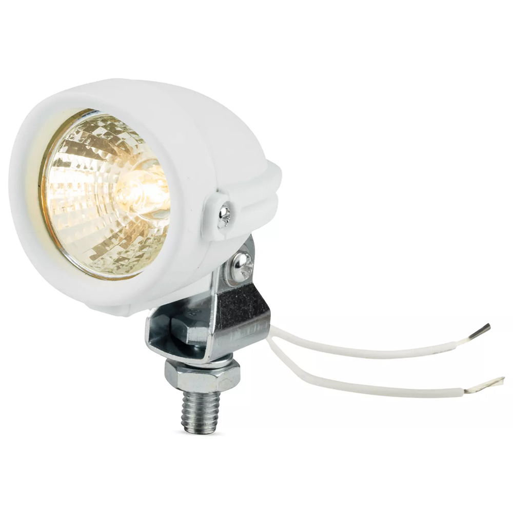 Lisävalo, valkoinen yleismalli pyöreä 12v Halogen - Image 2