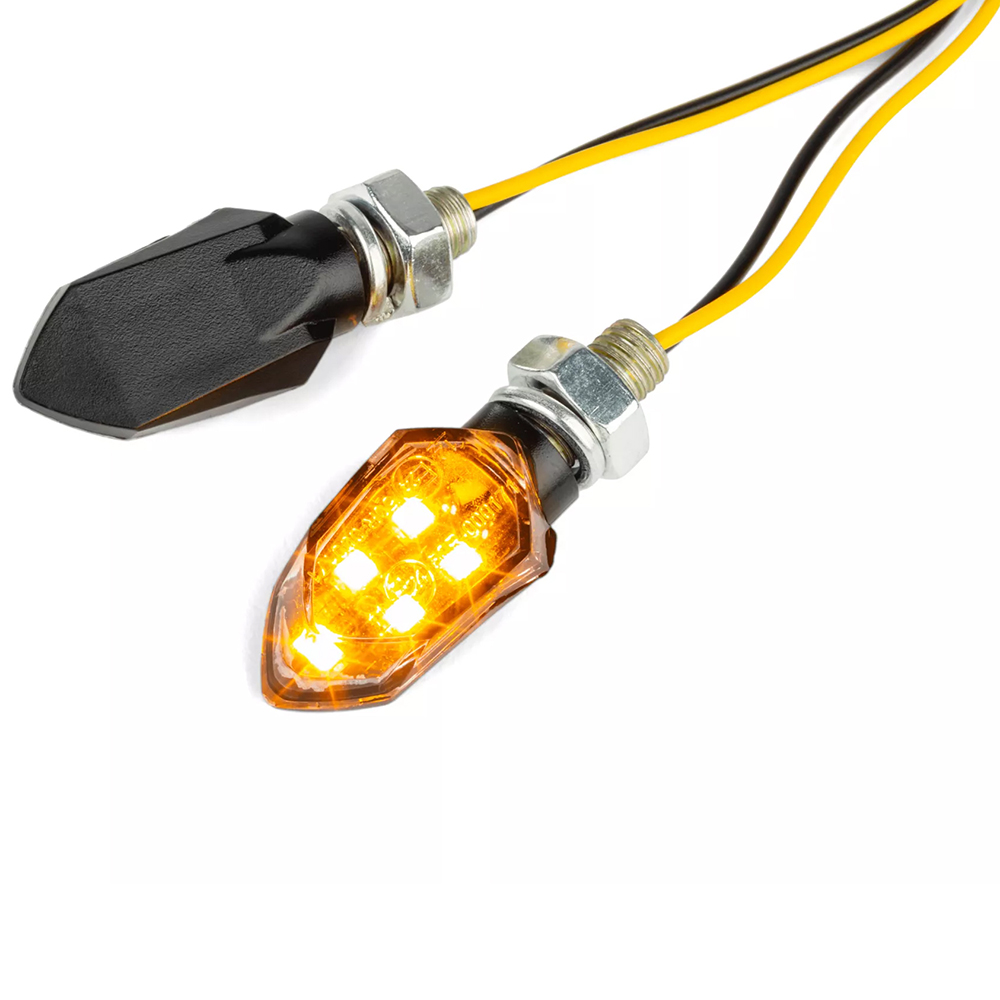 Led-Vilkkupari, mini musta - Image 2
